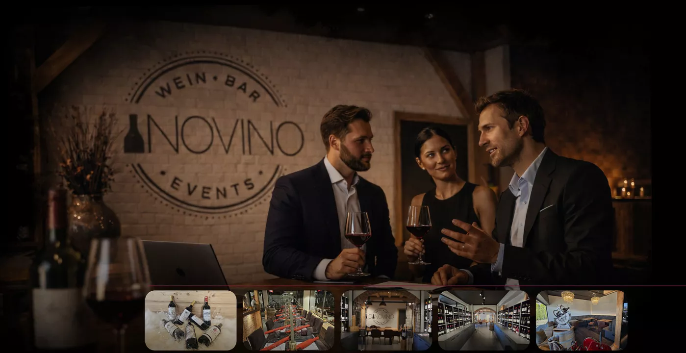Dinovino Weinbar – Networking bei einem Glas Wein
